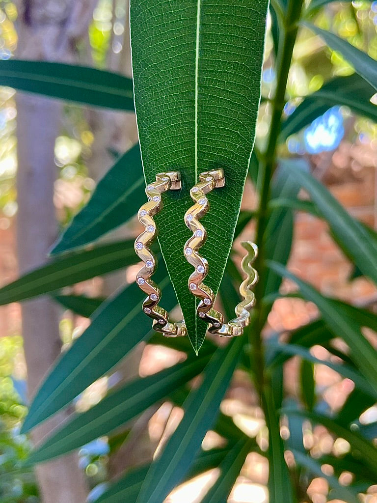 SFJ Daddy Squiggle Hoops