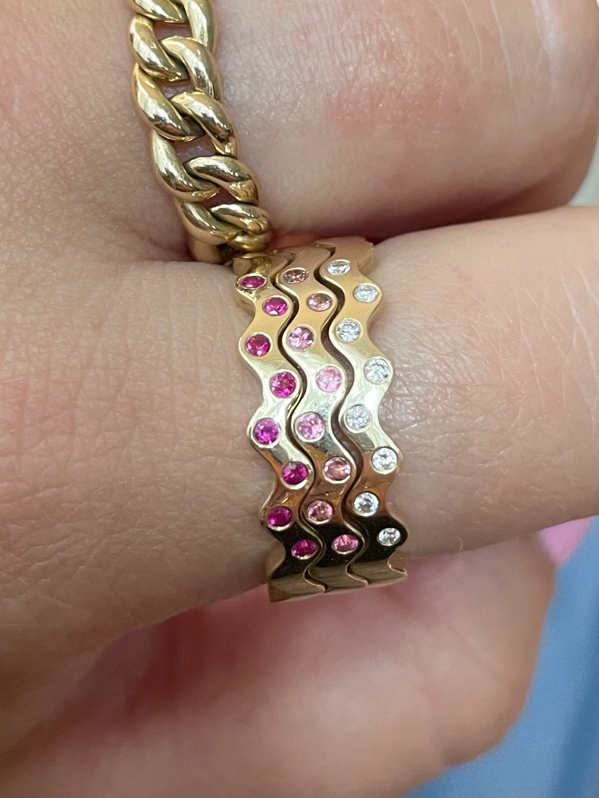 SFJ Squiggle Stacking Ring