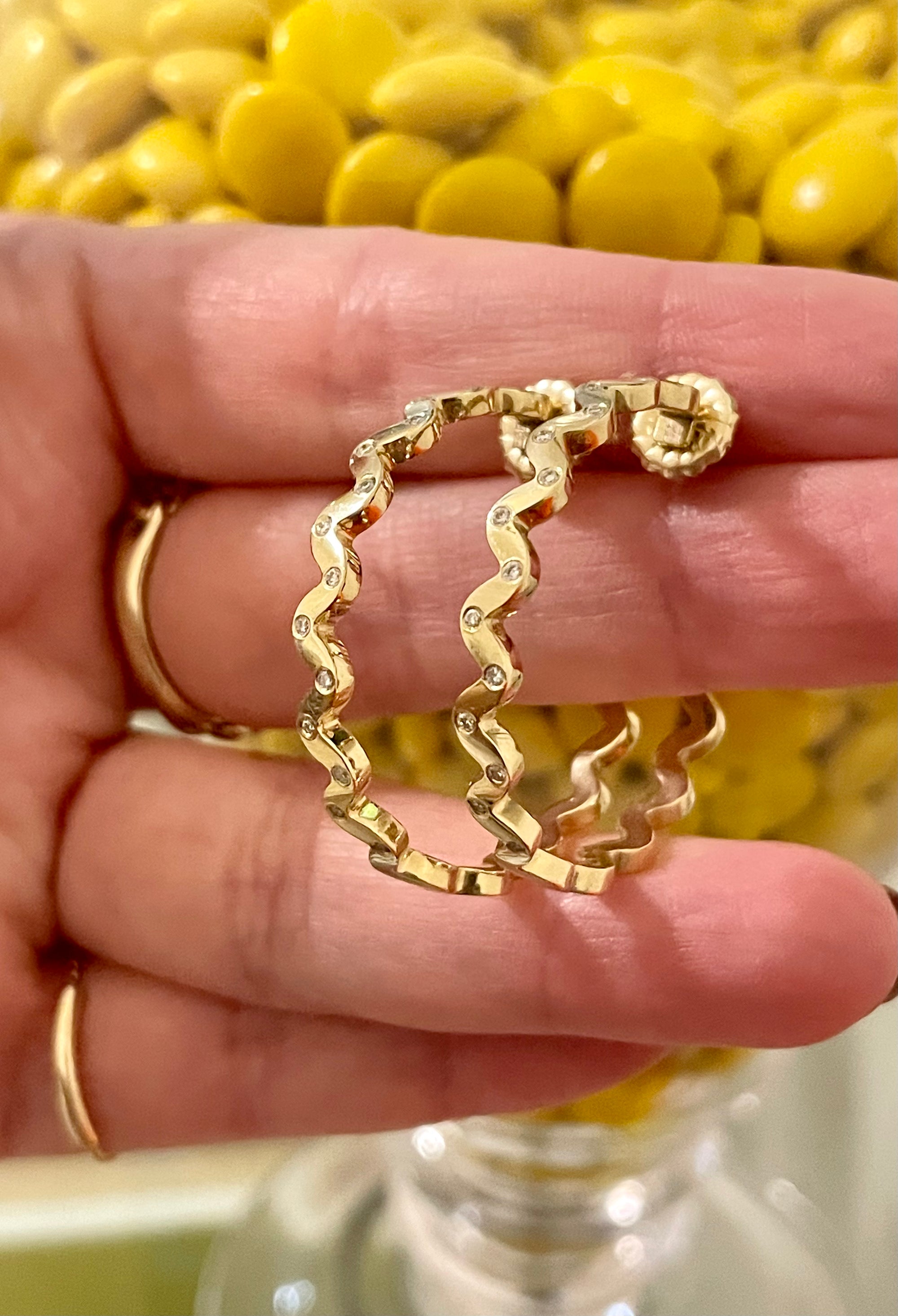 SFJ Daddy Squiggle Hoops