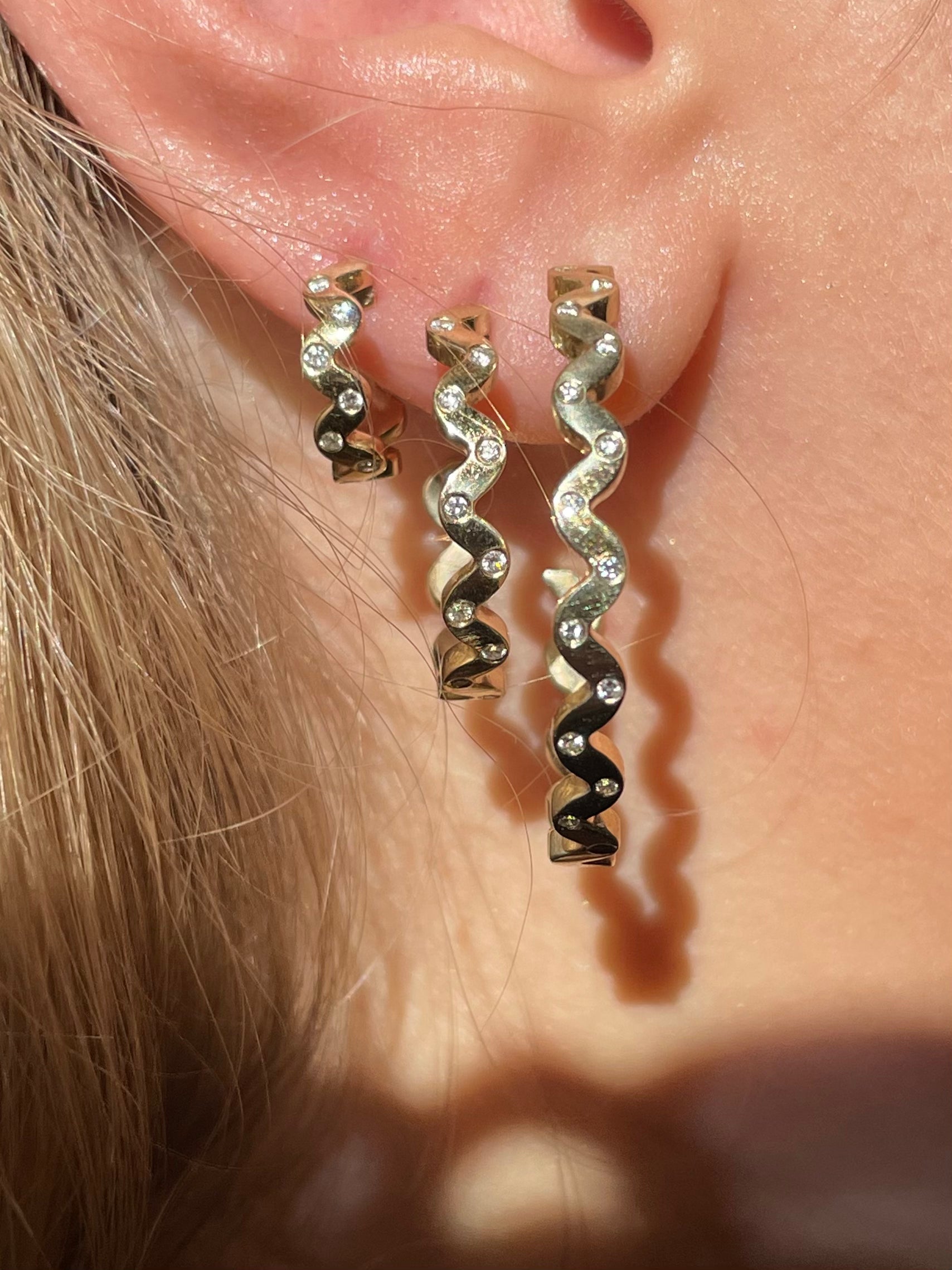 SFJ Mommy Squiggle Hoops