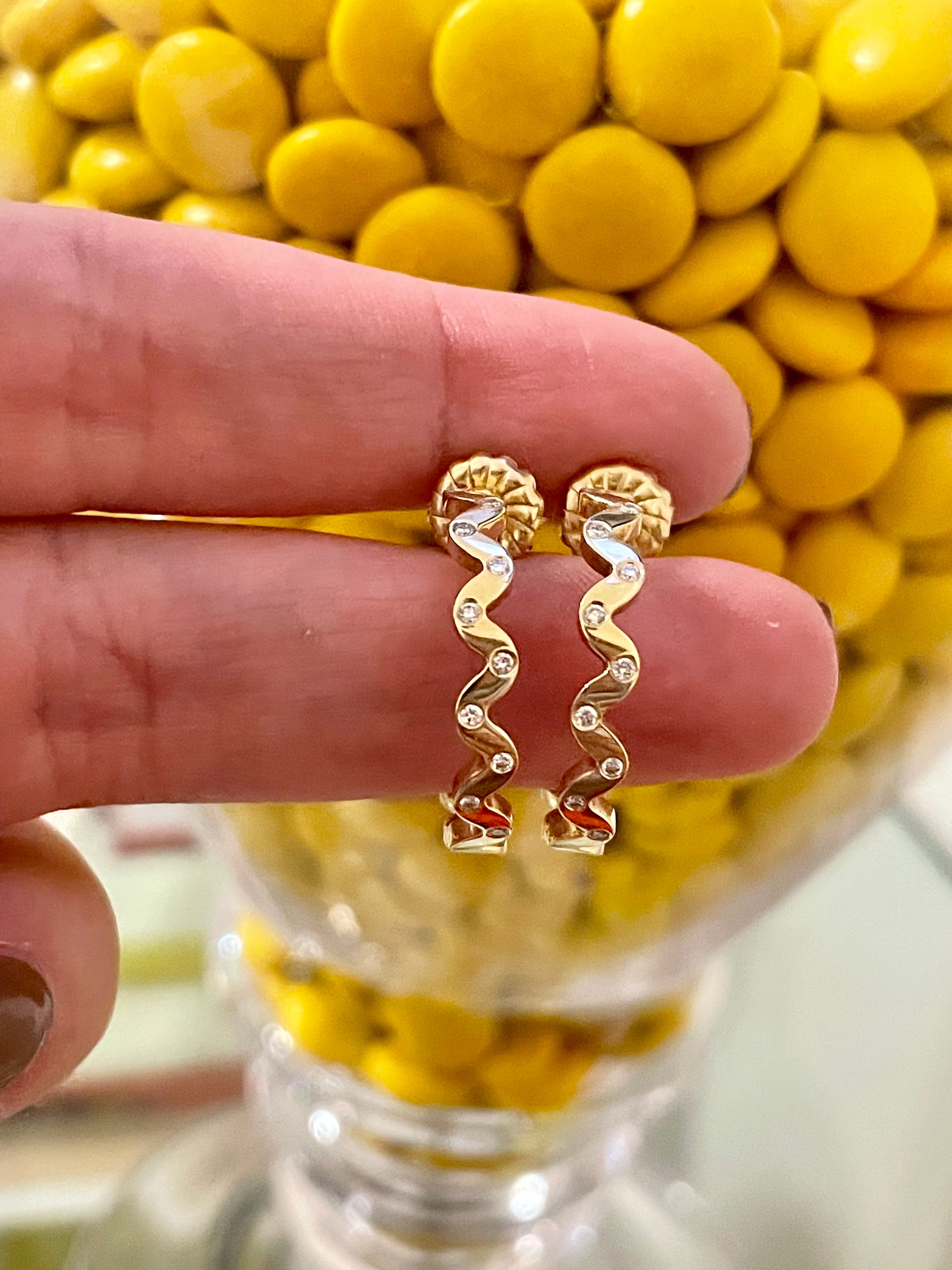 SFJ Mommy Squiggle Hoops