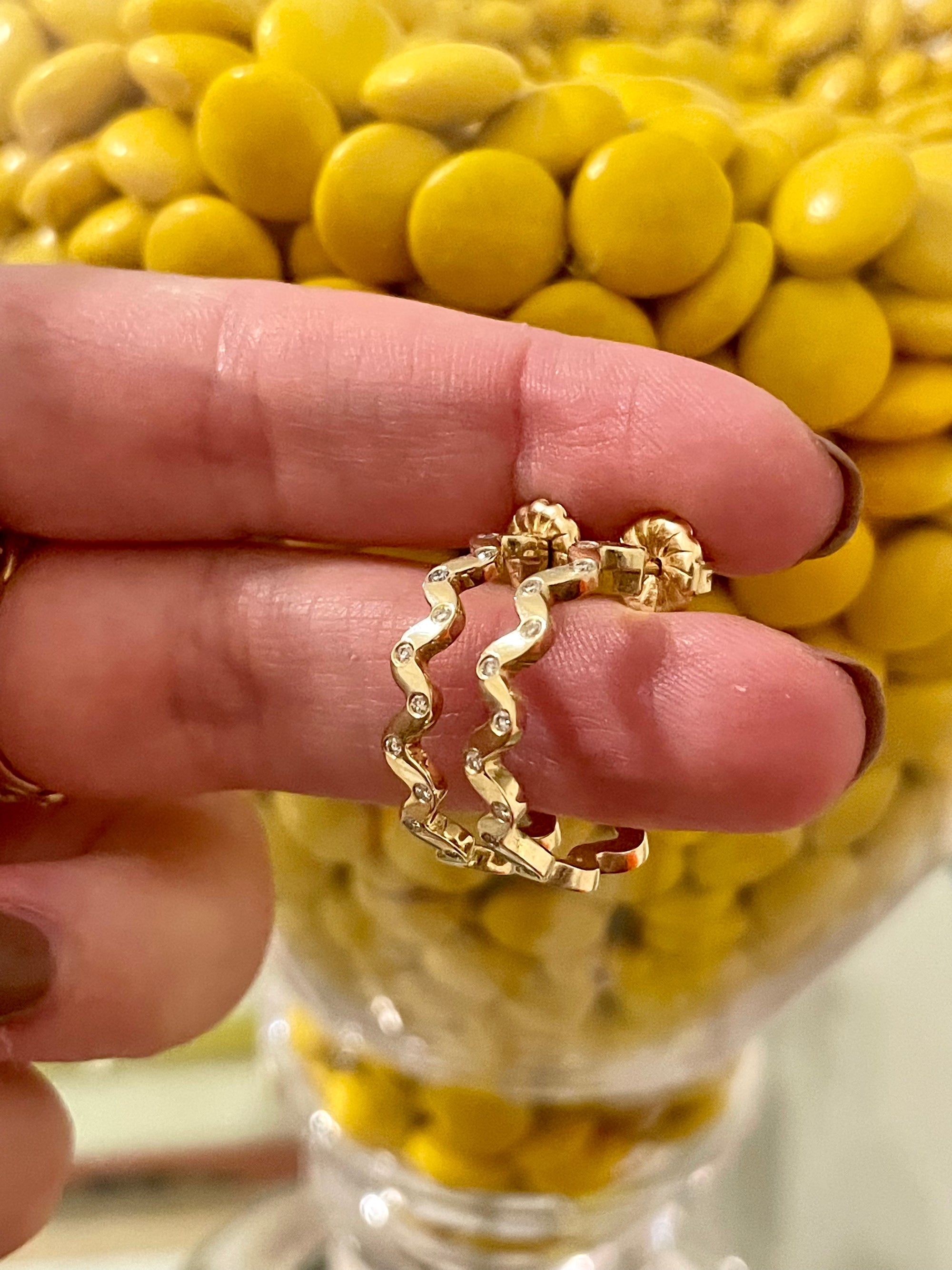 SFJ Mommy Squiggle Hoops