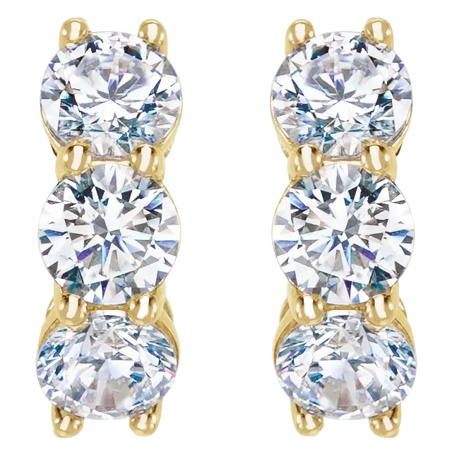 2ct Diamond Huggies (Lab Grown)