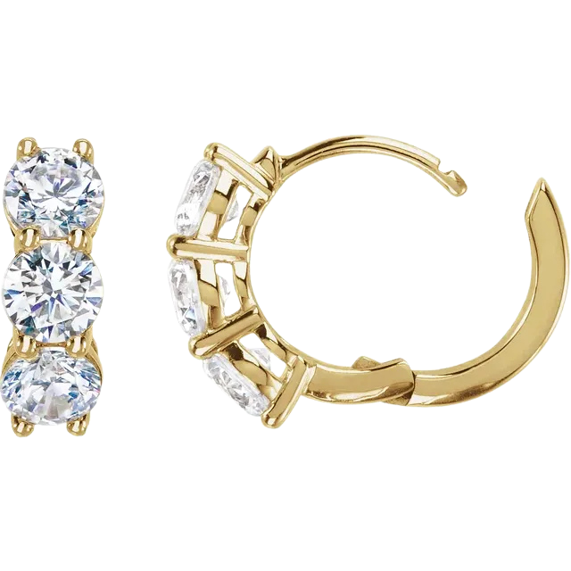 2ct Diamond Huggies (Lab Grown)